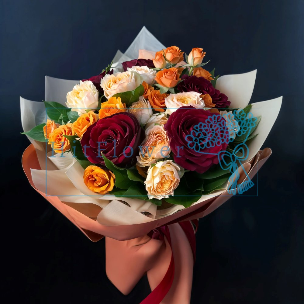 Букет Элегантная гармония Букет роз Элегантная гармония